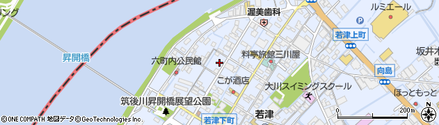 福岡県大川市向島2326周辺の地図