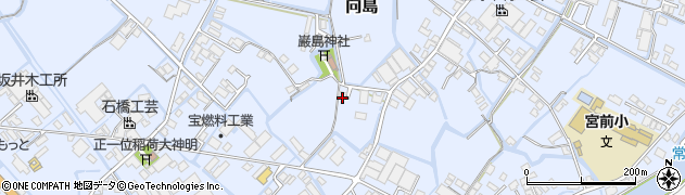 福岡県大川市向島969周辺の地図