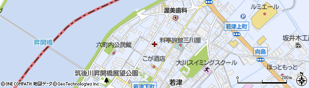 福岡県大川市向島2336周辺の地図