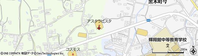 キリン屋クリーニングアスタラビスタ黒木店周辺の地図
