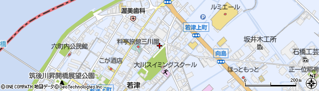 福岡県大川市向島2111周辺の地図