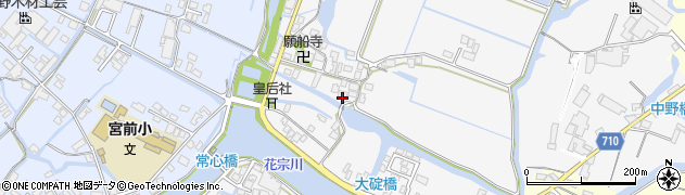 福岡県大川市酒見1078周辺の地図