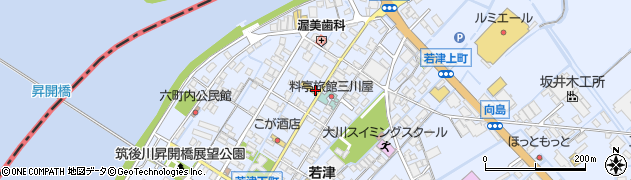 福岡県大川市向島2218周辺の地図