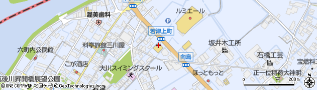 福岡県大川市向島2078周辺の地図