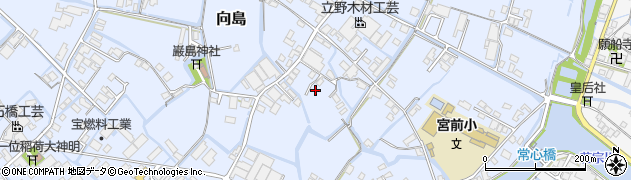 福岡県大川市向島765周辺の地図
