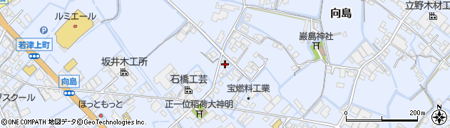 福岡県大川市向島1239周辺の地図