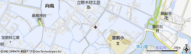 福岡県大川市向島803周辺の地図