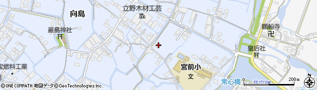 福岡県大川市向島792周辺の地図