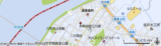 福岡県大川市向島2343周辺の地図