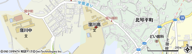 高知県立窪川高等学校周辺の地図