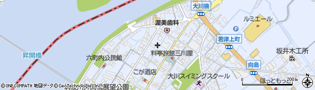 福岡県大川市向島2345周辺の地図