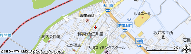 福岡県大川市向島2197周辺の地図