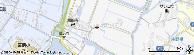 福岡県大川市酒見1280周辺の地図