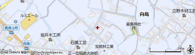 福岡県大川市向島1039周辺の地図