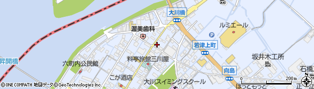 福岡県大川市向島2196周辺の地図