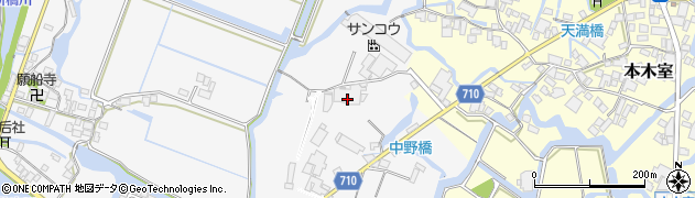 福岡県大川市酒見1162周辺の地図