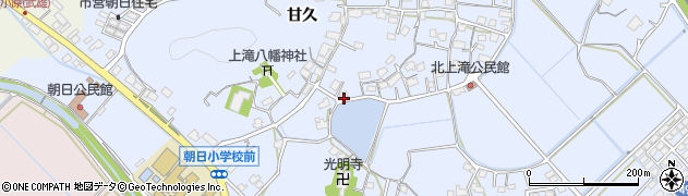 佐賀県武雄市朝日町大字甘久3062周辺の地図