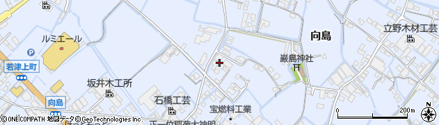 福岡県大川市向島1037周辺の地図