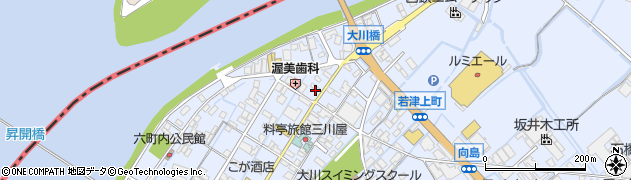 福岡県大川市向島2178周辺の地図