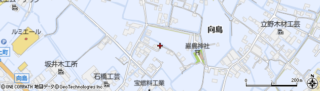 福岡県大川市向島1032周辺の地図