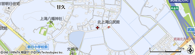 佐賀県武雄市朝日町大字甘久3356周辺の地図