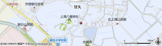 佐賀県武雄市朝日町大字甘久2965周辺の地図