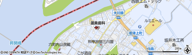 福岡県大川市向島2355周辺の地図
