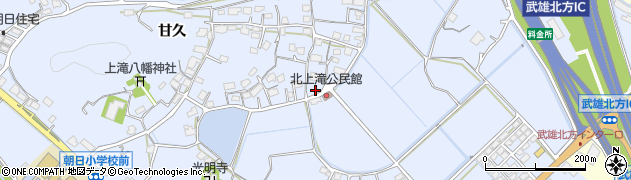 佐賀県武雄市朝日町大字甘久3361周辺の地図