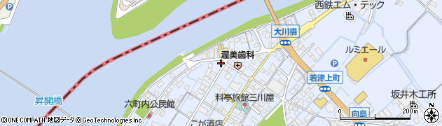 福岡県大川市向島2382周辺の地図