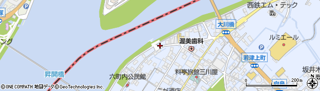 福岡県大川市向島2375周辺の地図