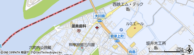 福岡県大川市向島2171周辺の地図