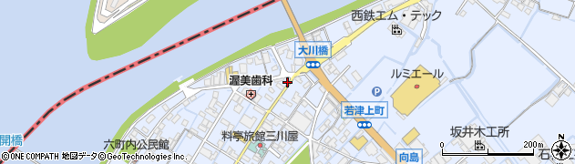 福岡県大川市向島2175周辺の地図