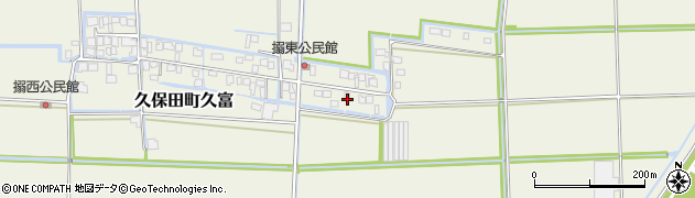 佐賀県佐賀市久保田町大字久富584周辺の地図