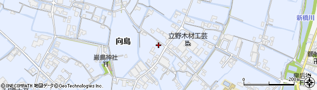 福岡県大川市向島705周辺の地図