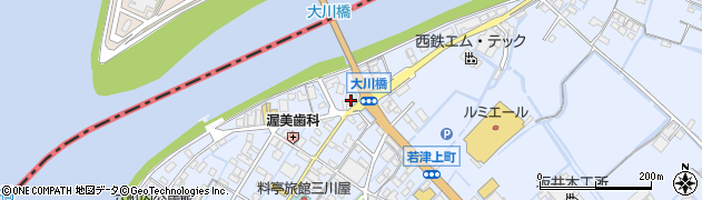 福岡県大川市向島2161周辺の地図