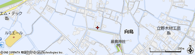 福岡県大川市向島561周辺の地図