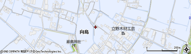 福岡県大川市向島695周辺の地図