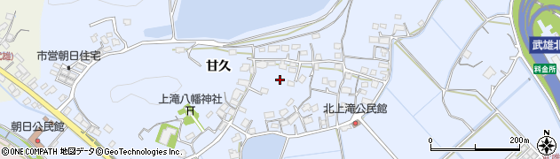 佐賀県武雄市朝日町大字甘久3105周辺の地図