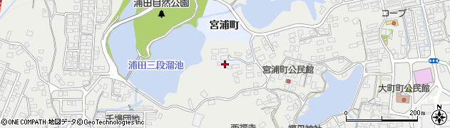 佐賀県大町町（杵島郡）宮浦町周辺の地図