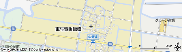 佐賀県佐賀市東与賀町大字飯盛157周辺の地図