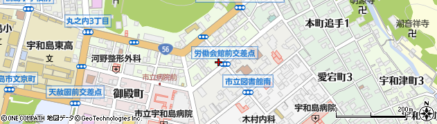 宇和島自動車労働組合周辺の地図