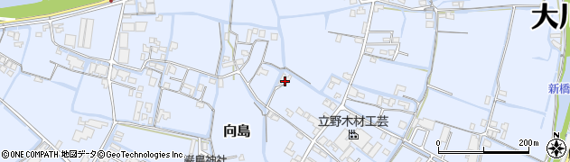 福岡県大川市向島711周辺の地図