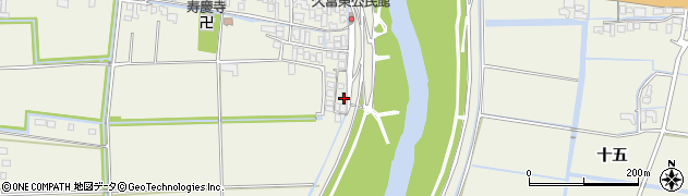 佐賀県佐賀市久保田町大字久富323周辺の地図