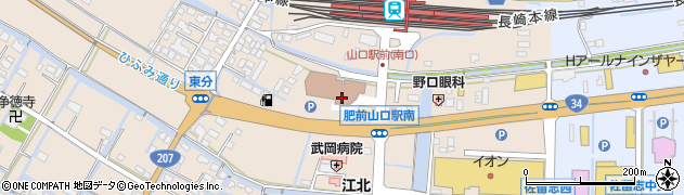 佐賀のへそ　ふれあい交流センター　ネイブル周辺の地図