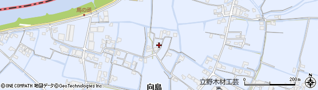 福岡県大川市向島675周辺の地図