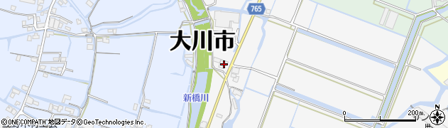 福岡県大川市酒見1634周辺の地図