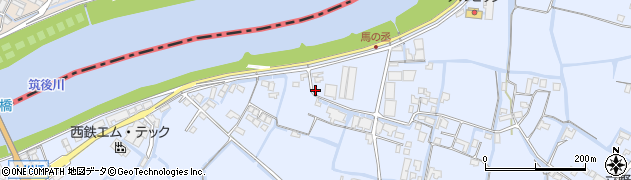 福岡県大川市向島503周辺の地図