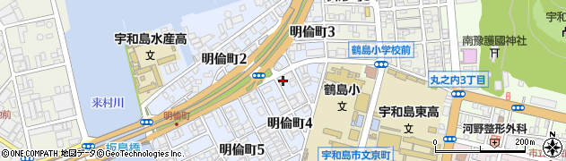 香川銀行宇和島支店 ＡＴＭ周辺の地図