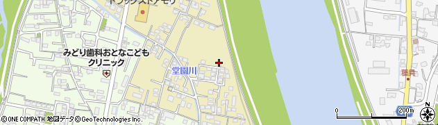 大分県大分市関園周辺の地図