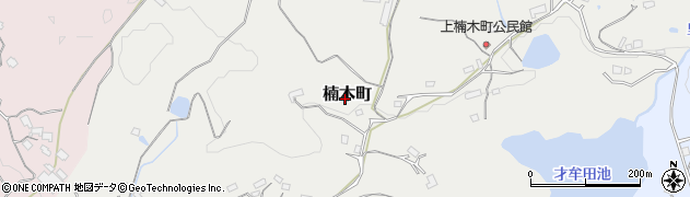 長崎県佐世保市楠木町周辺の地図
